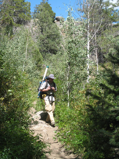 2009 Wind River Trip - Day 6 - Mount Victor to Boulder Lake